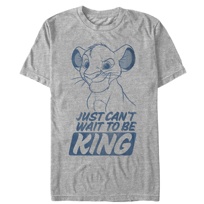 Men's Lion King Simba Can't Wait to Be King T-Shirt