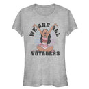 Junior's Moana All Voyagers Stripes T-Shirt