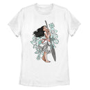 Women's Moana Tropical Floral Print T-Shirt