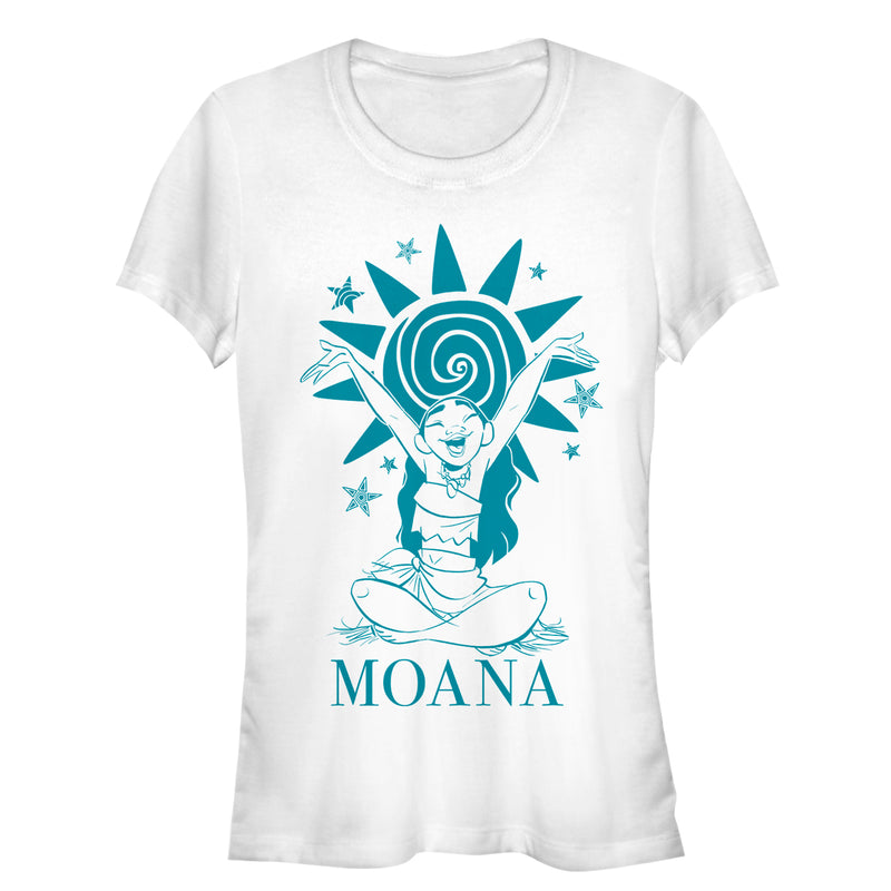 Junior's Moana Sun Pose T-Shirt