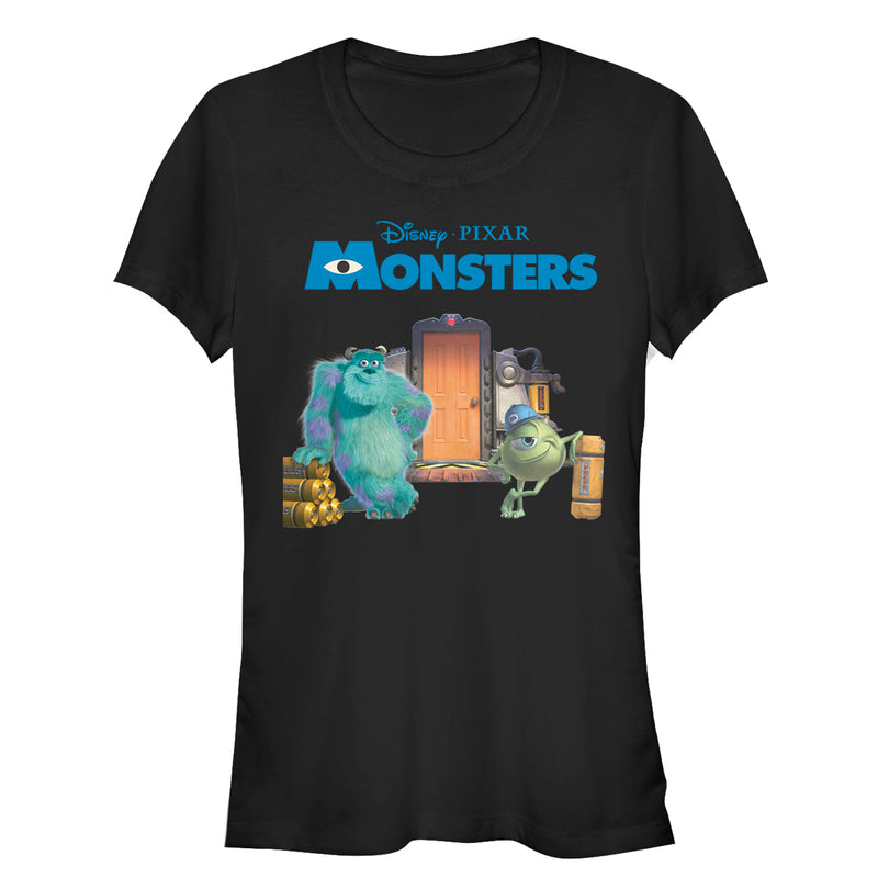 Junior's Monsters Inc Mike and Sulley Scream Factory T-Shirt