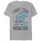 Men's Monsters Inc Sulley I Don't Work Out T-Shirt