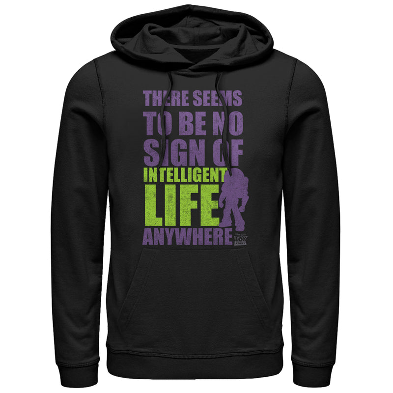 Men's Toy Story No Intelligent Life Anywhere Pull Over Hoodie