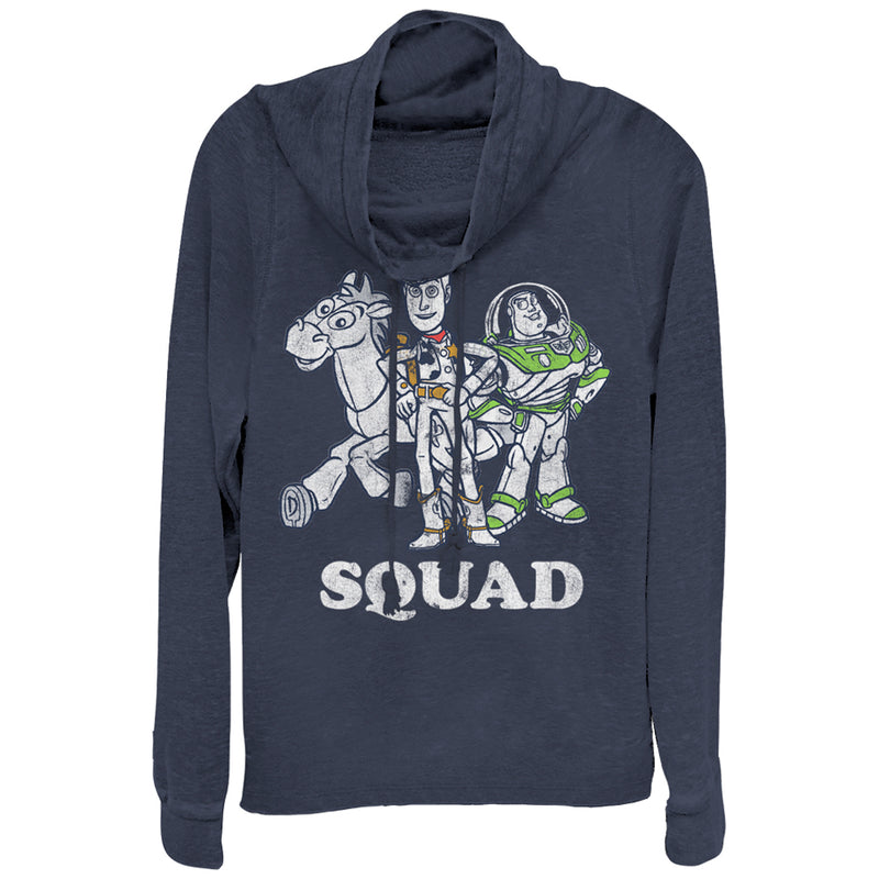 Junior's Toy Story Squad Cowl Neck Sweatshirt