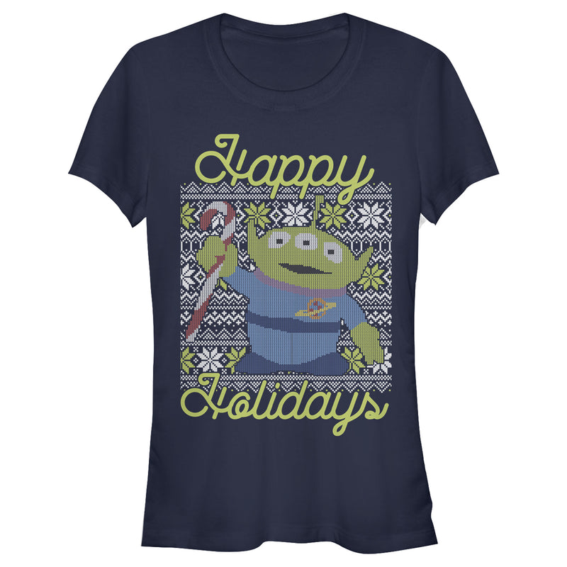 Junior's Toy Story Christmas Alien Holidays T-Shirt