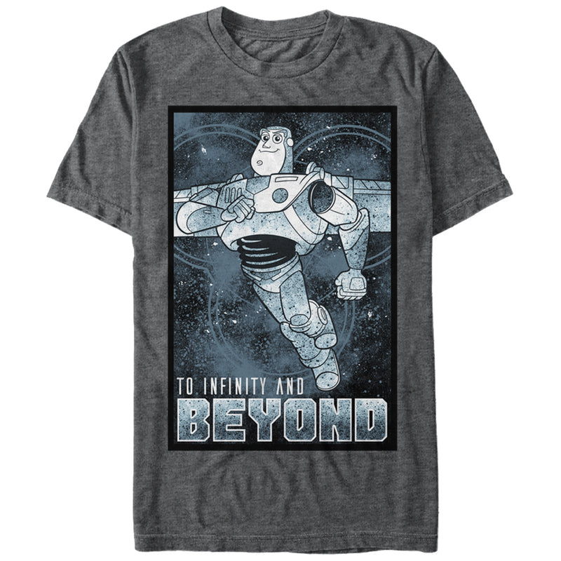 Men's Toy Story Buzz Poster Infinity and Beyond T-Shirt
