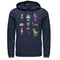 Men's Toy Story Pixel Characters Pull Over Hoodie