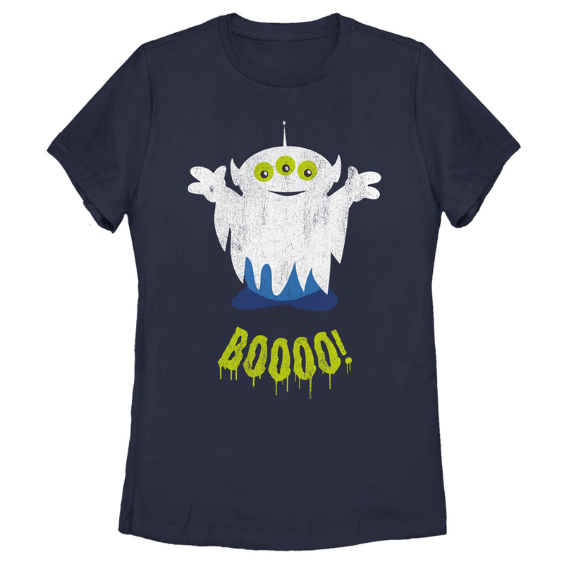 Women's Toy Story Halloween Squeeze Alien Boo Ghosts T-Shirt