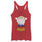 Women's Toy Story Halloween Squeeze Alien Boo Ghosts Racerback Tank Top