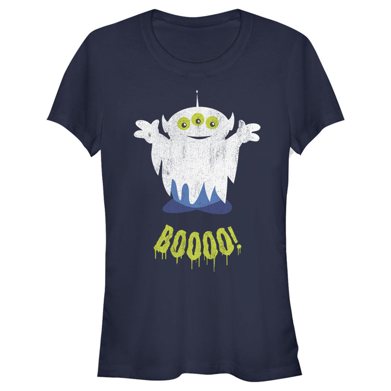 Junior's Toy Story Halloween Squeeze Alien Boo Ghosts T-Shirt