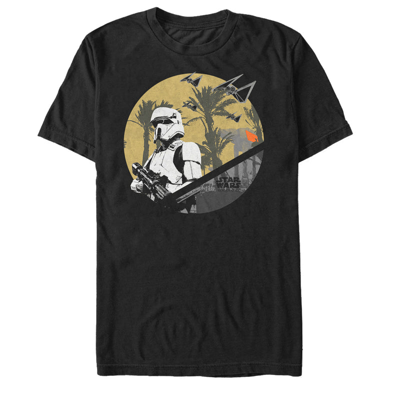 Men's Star Wars Rogue One Shoretrooper Scarif Battle T-Shirt