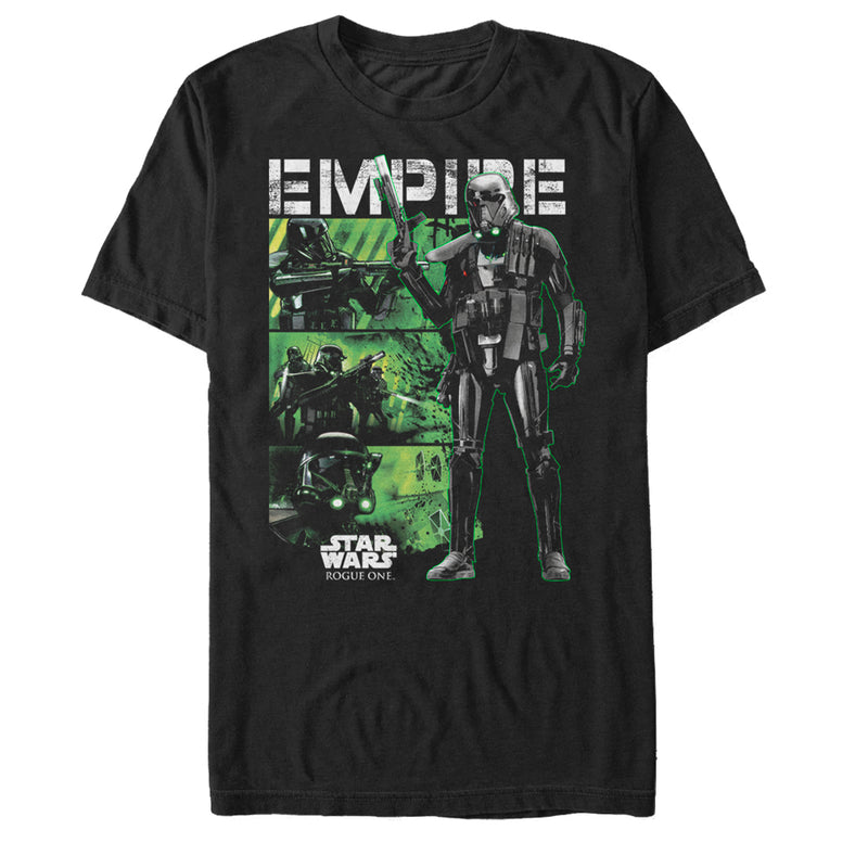 Men's Star Wars Rogue One Death Trooper Empire Panels T-Shirt