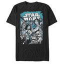 Men's Star Wars Rogue One Rebel Comic Book Print T-Shirt
