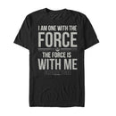 Men's Star Wars Rogue One Chirrut Force is with Me T-Shirt