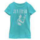 Girl's Star Wars Rogue One Jyn Erso Circle Frame T-Shirt