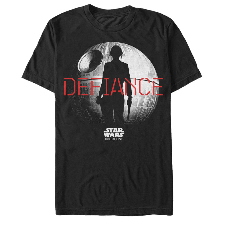 Men's Star Wars Rogue One Jyn Defiance Silhouette T-Shirt