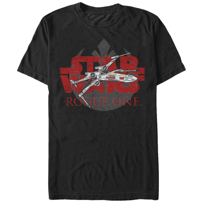 Men's Star Wars Rogue One Alliance Starbird Emblem Logo T-Shirt