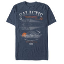Men's Star Wars Rogue One Galactic Starfighter Death Star T-Shirt