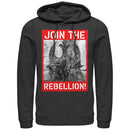 Men's Star Wars Rogue One Join the Rebellion Poster Pull Over Hoodie