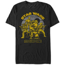 Men's Star Wars Rogue One Retro Rebel Death Star Print T-Shirt