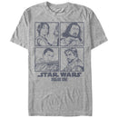 Men's Star Wars Rogue One Rebel Hero Square T-Shirt