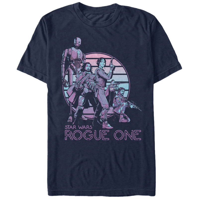 Men's Star Wars Rogue One Retro Rebel Print T-Shirt
