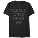 Men's Star Wars The Force Awakens Chewie We're Home T-Shirt