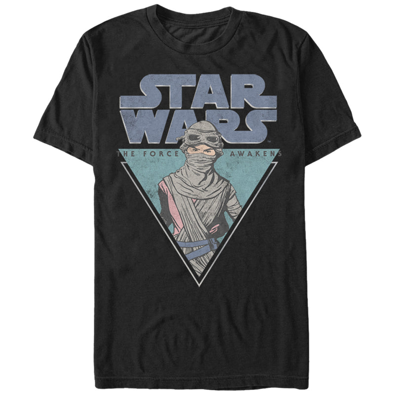 Men's Star Wars The Force Awakens Rey Triangle T-Shirt