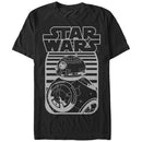 Men's Star Wars The Force Awakens BB-8 Stripe Logo T-Shirt