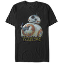 Men's Star Wars The Force Awakens BB-8 Lighter Thumbs Up T-Shirt