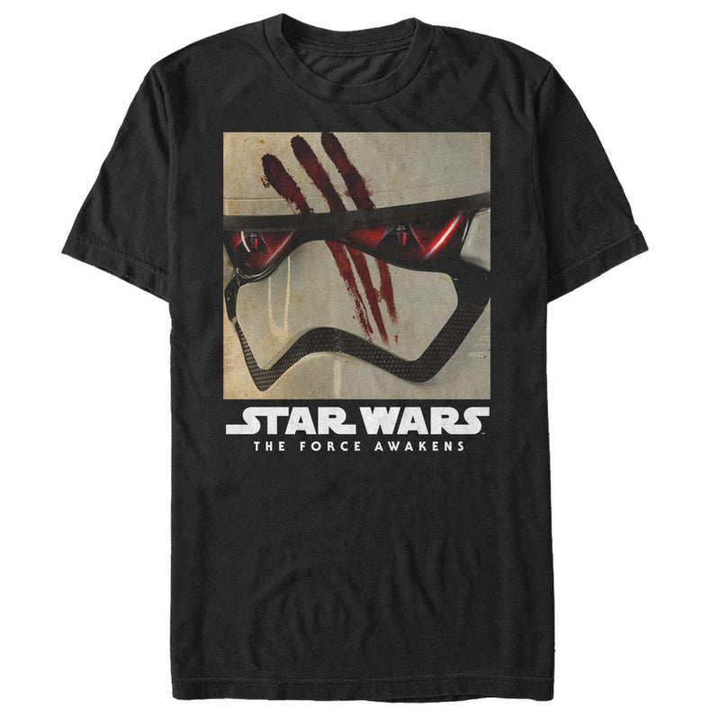 Men's Star Wars The Force Awakens Finn Stormtrooper Helmet T-Shirt