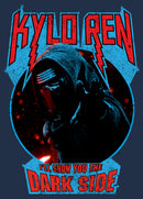 Men's Star Wars The Force Awakens Kylo Ren Show Dark Side Long Sleeve Shirt