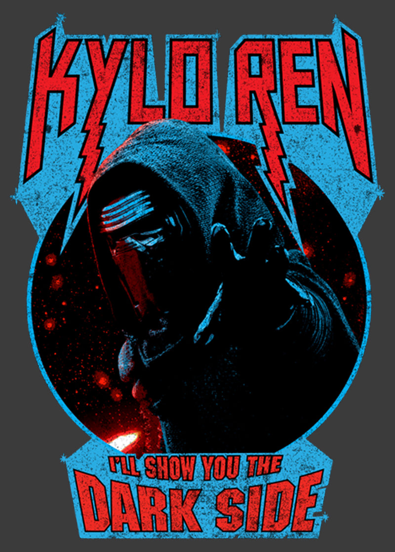Men's Star Wars The Force Awakens Kylo Ren Show Dark Side Pull Over Hoodie