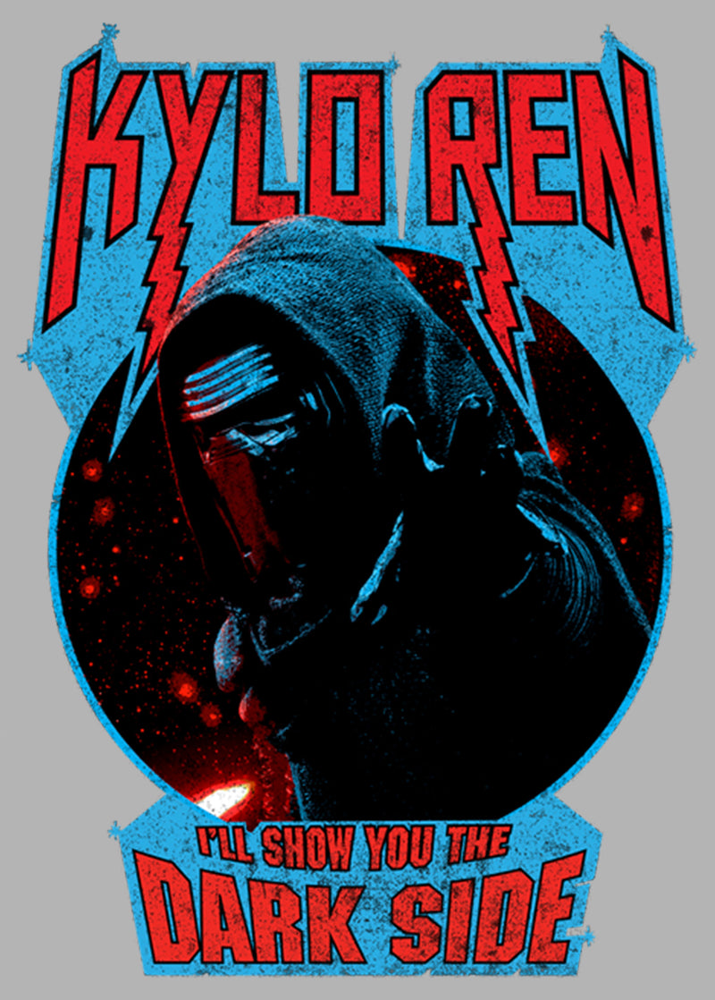 Men's Star Wars The Force Awakens Kylo Ren Show Dark Side Pull Over Hoodie