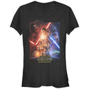 Junior's Star Wars The Force Awakens Movie Poster T-Shirt
