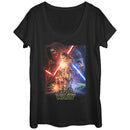 Women's Star Wars The Force Awakens Movie Poster Scoop Neck