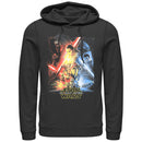 Men's Star Wars The Force Awakens Cool Poster Pull Over Hoodie
