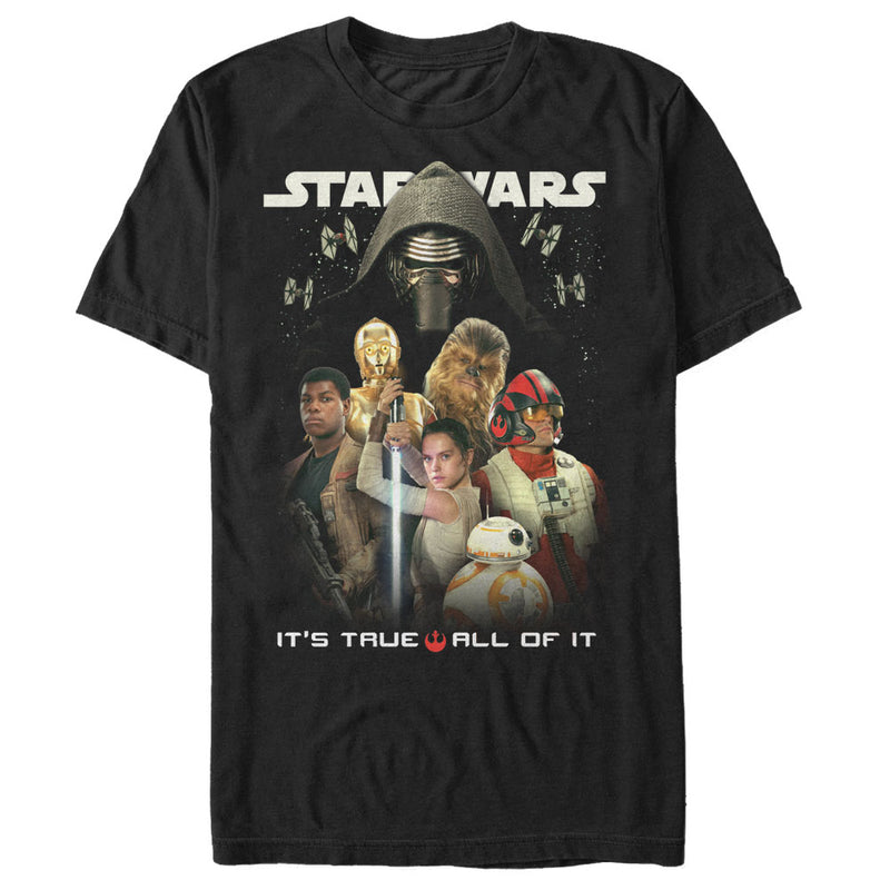 Men's Star Wars The Force Awakens It's True All of It T-Shirt