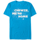 Men's Star Wars The Force Awakens Millennium Falcon Chewie We're Home T-Shirt