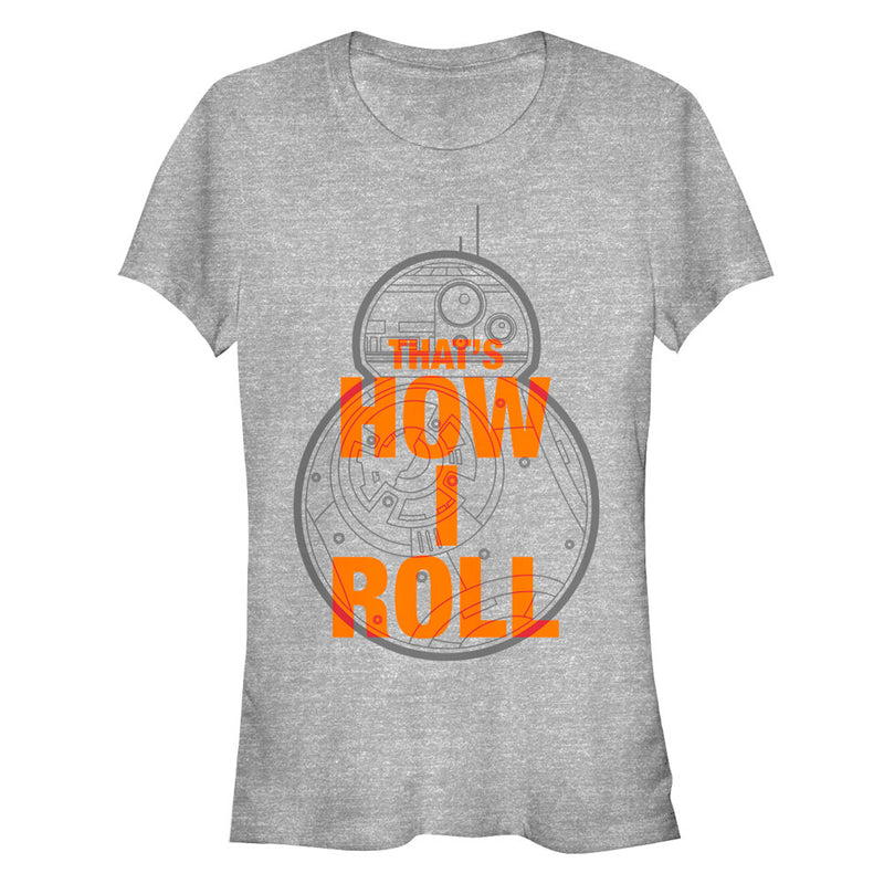 Junior's Star Wars The Force Awakens BB-8 That's How I Roll T-Shirt