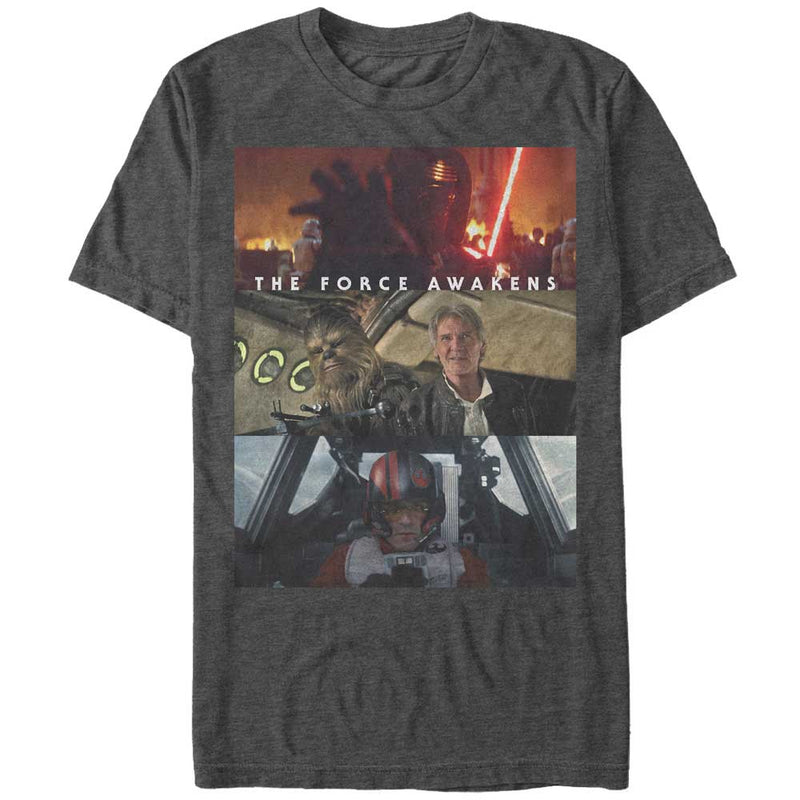 Men's Star Wars The Force Awakens Panels T-Shirt