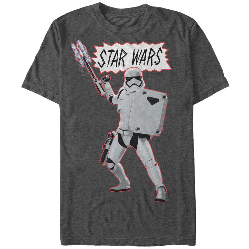 Men's Star Wars The Force Awakens Stormtrooper Attack T-Shirt