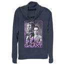 Junior's Star Wars The Force Awakens Leia and Rey Rule the Galaxy Cowl Neck Sweatshirt