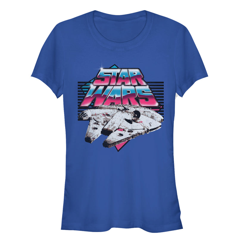 Junior's Star Wars 90s Vibe Millennium Falcon T-Shirt