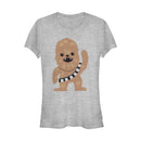 Junior's Star Wars Cute Chewbacca Cartoon T-Shirt