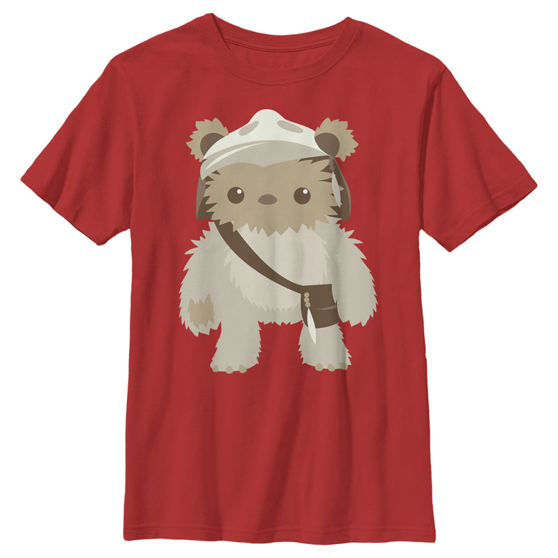 Boy's Star Wars Cute Cartoon Ewok T-Shirt
