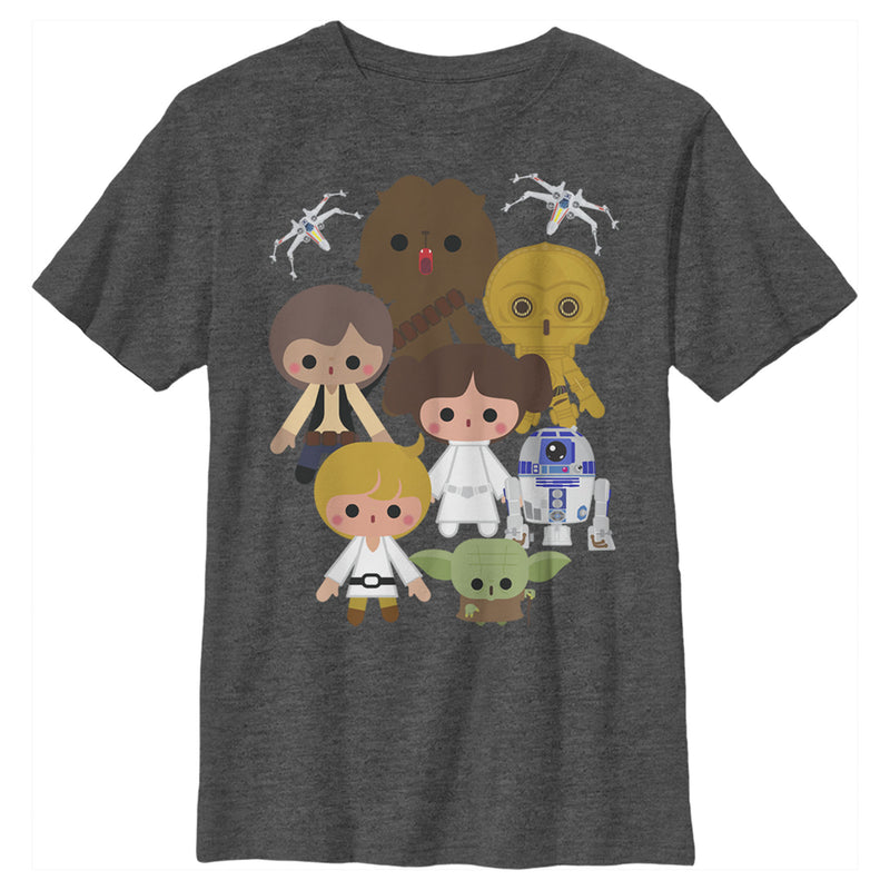 Boy's Star Wars Cute Cartoon Rebels T-Shirt