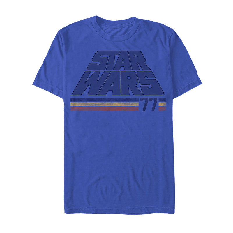 Men's Star Wars Logo Streaked 77 T-Shirt