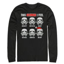 Men's Star Wars Christmas Sithmas Stormtroopers Long Sleeve Shirt