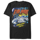 Men's Star Wars 90s Grid Millennium Falcon T-Shirt